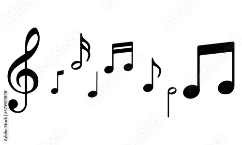 musical notes vectors, icons, clipart graphics, lipart matching musical notes