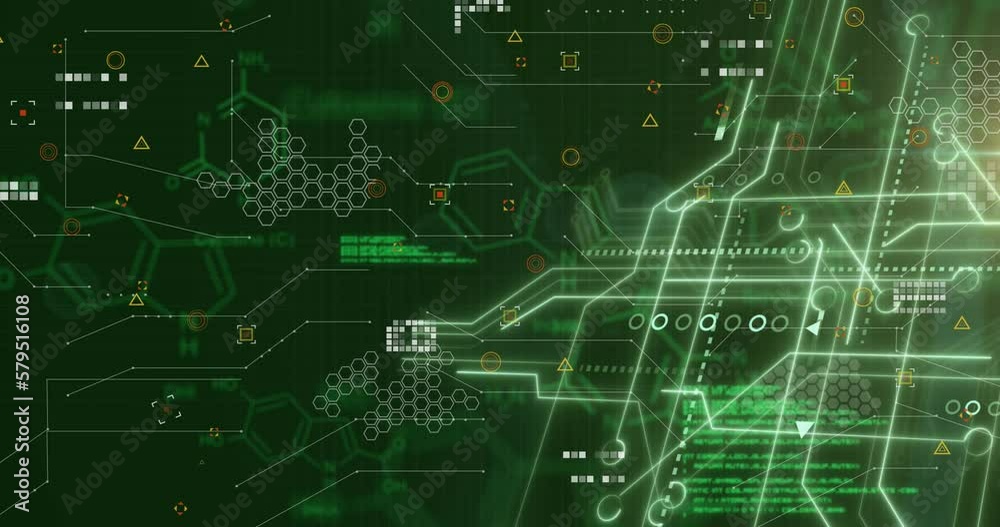 Animation of data processing over chemical structures Animation of data processing over chemical structures