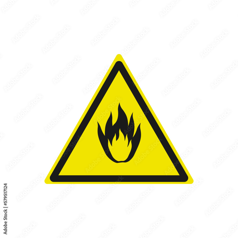 Danger icon. Radiation. Vector illustration on a white background. Danger icon. Radiation. Vector illustration on a white background.