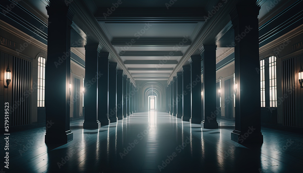 light at the end, endless room