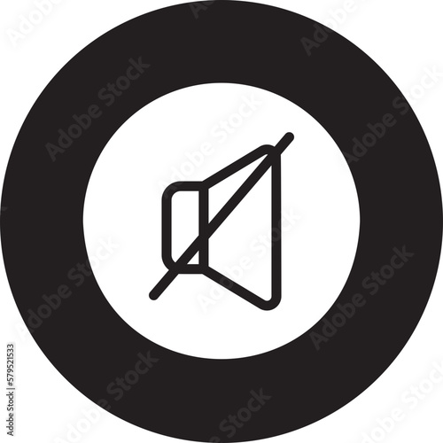 mute glyph icon