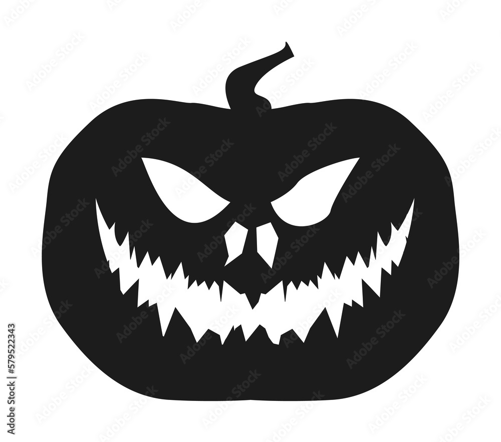 pumpkin halloween silhouette illustration design art pumpkin halloween silhouette illustration design art