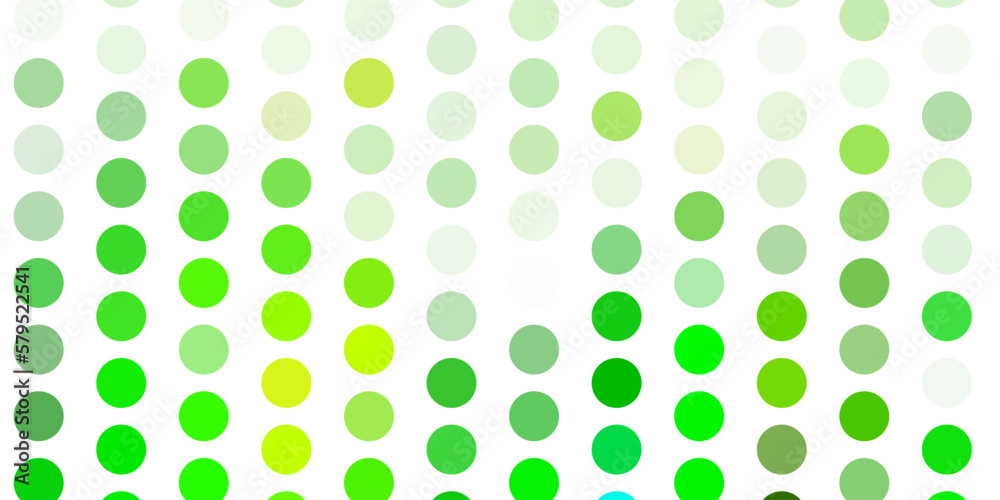 Light green, yellow vector template with circles. Light green, yellow vector template with circles.