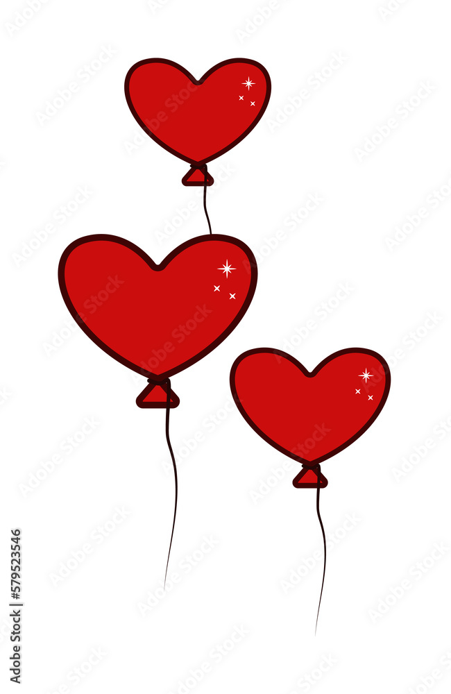 Love, valentine s day, balloon, heart icon