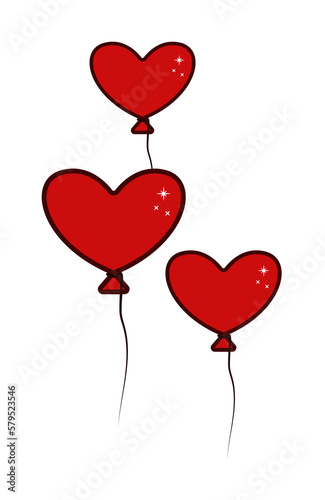 Love, valentine s day, balloon, heart icon