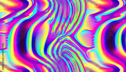 Abstract trendy neon texture background. Generative AI