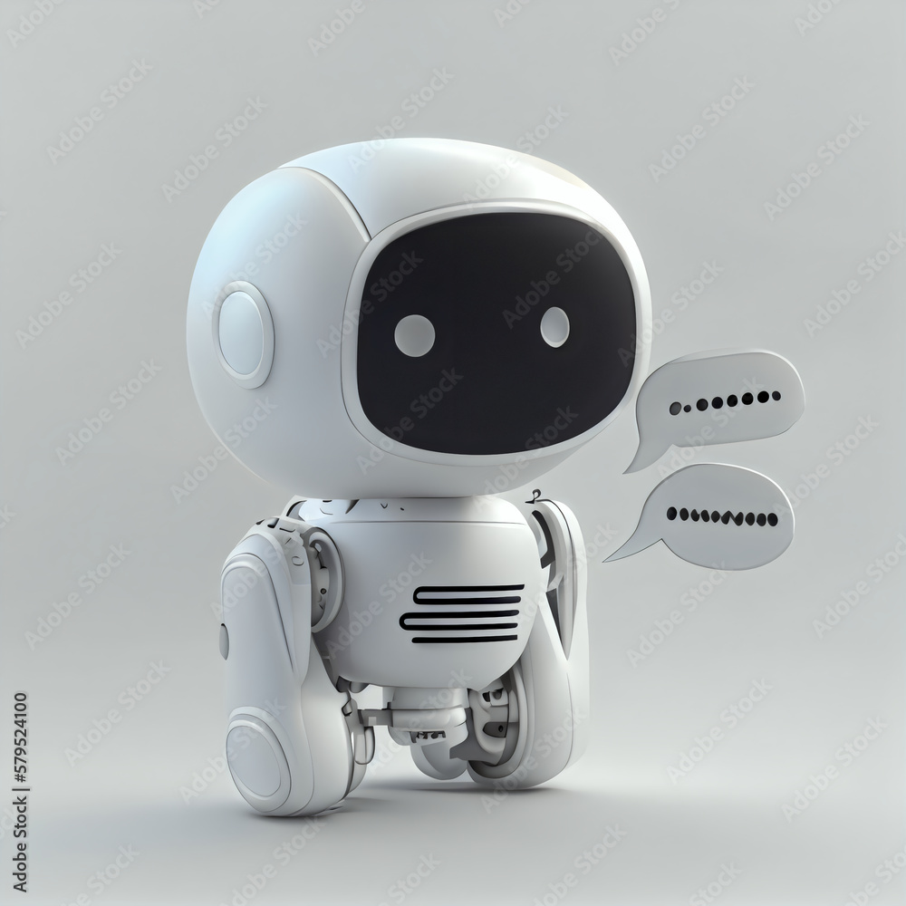 chatbot talking, chatgpt, AI robot, artificial intelligence, Stock  Illustration | Adobe Stock
