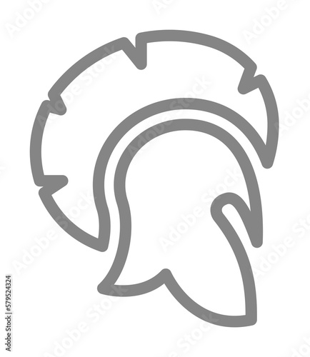Canvas Print Spartacus, hat icon illustration design art