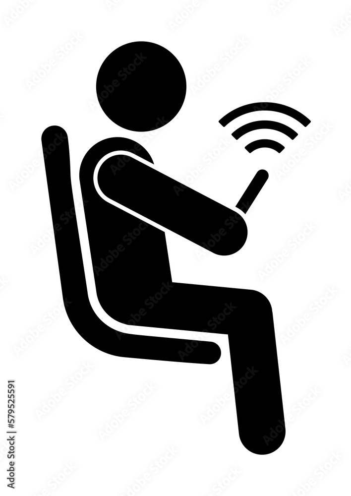 seating place with wifi illustration design art seating place with wifi illustration design art