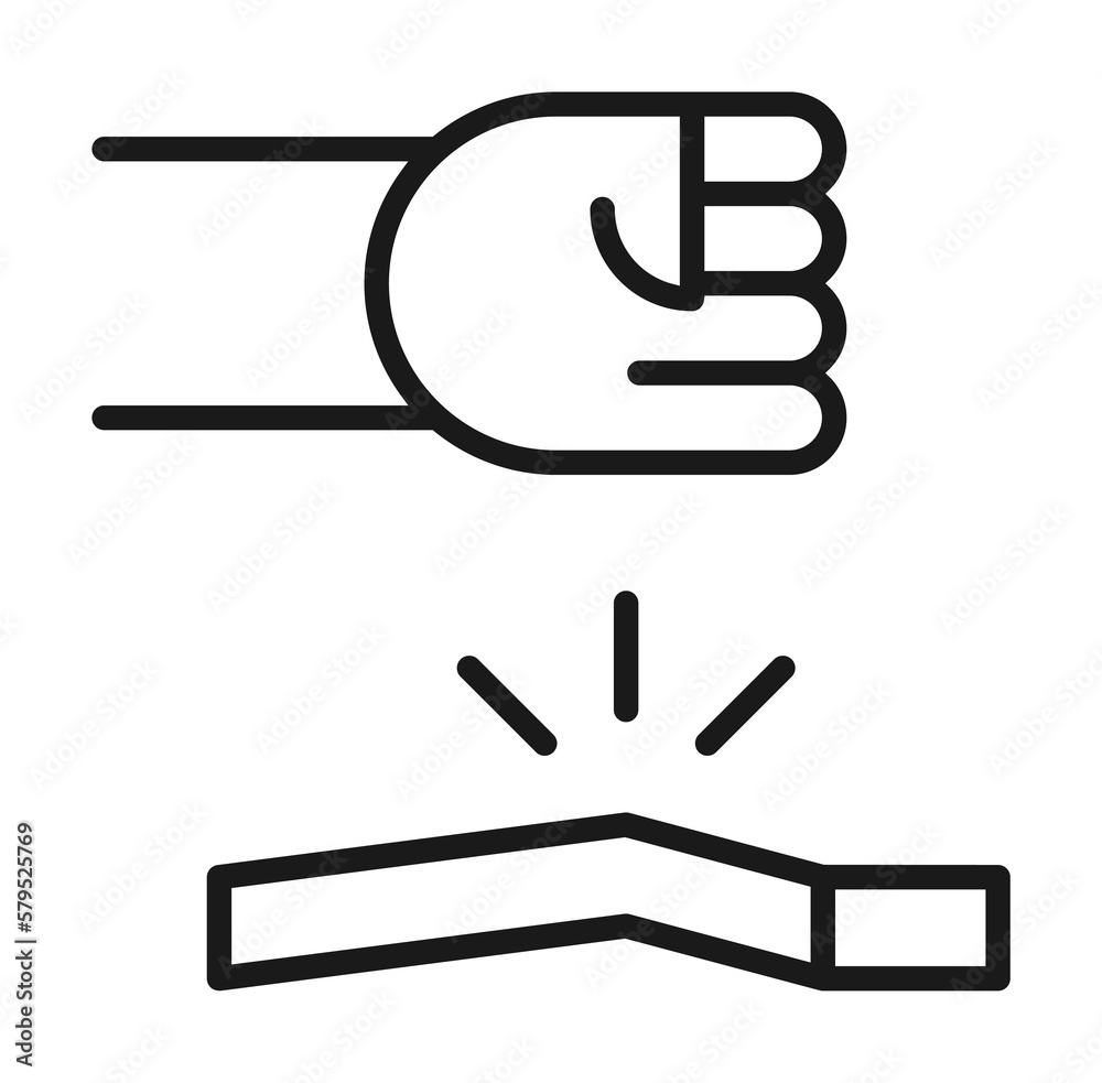 Quit smoking, no smoking icon Quit smoking, no smoking icon