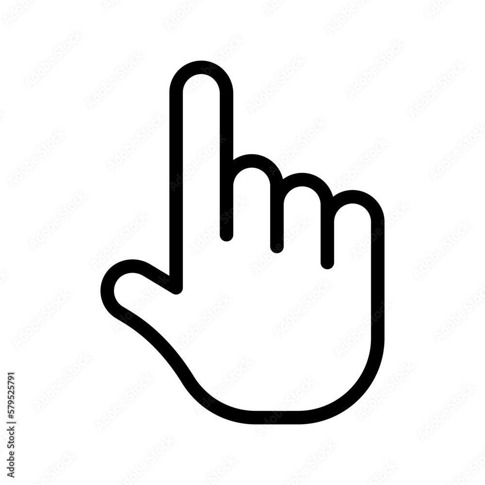 Hand icon. sign for mobile concept and web design. vector illustration Hand icon. sign for mobile concept and web design. vector illustration
