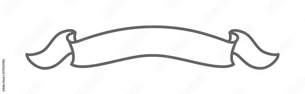 Scroll, ribbon illustration design art Scroll, ribbon illustration design art