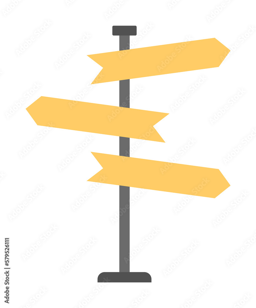 Fingerpost colored icon illustration design art Fingerpost colored icon illustration design art