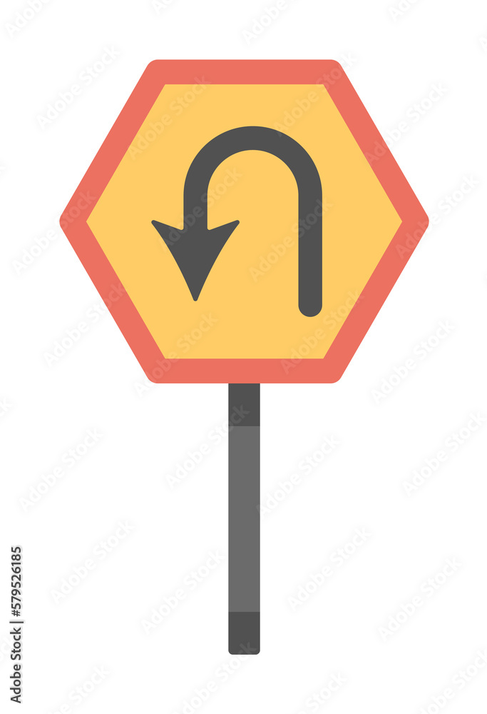 No left colored icon illustration design art No left colored icon illustration design art