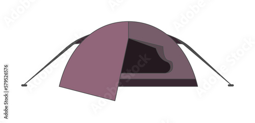 tent color icon illustration design art