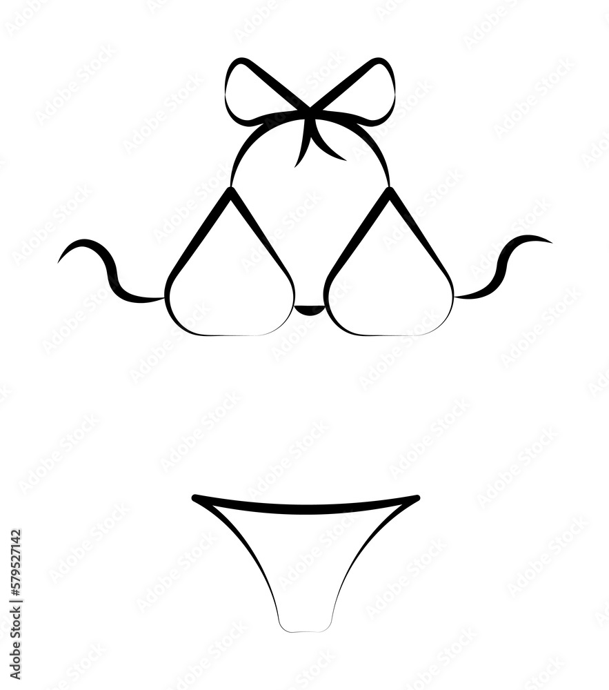 swimsuit icon illustration design art swimsuit icon illustration design art