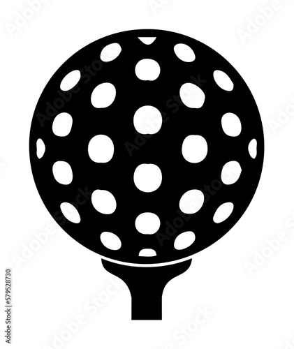 golf ball icon illustration design art
