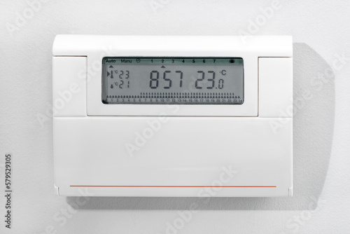 Control panel for home air conditioning and heaters, central heater controller