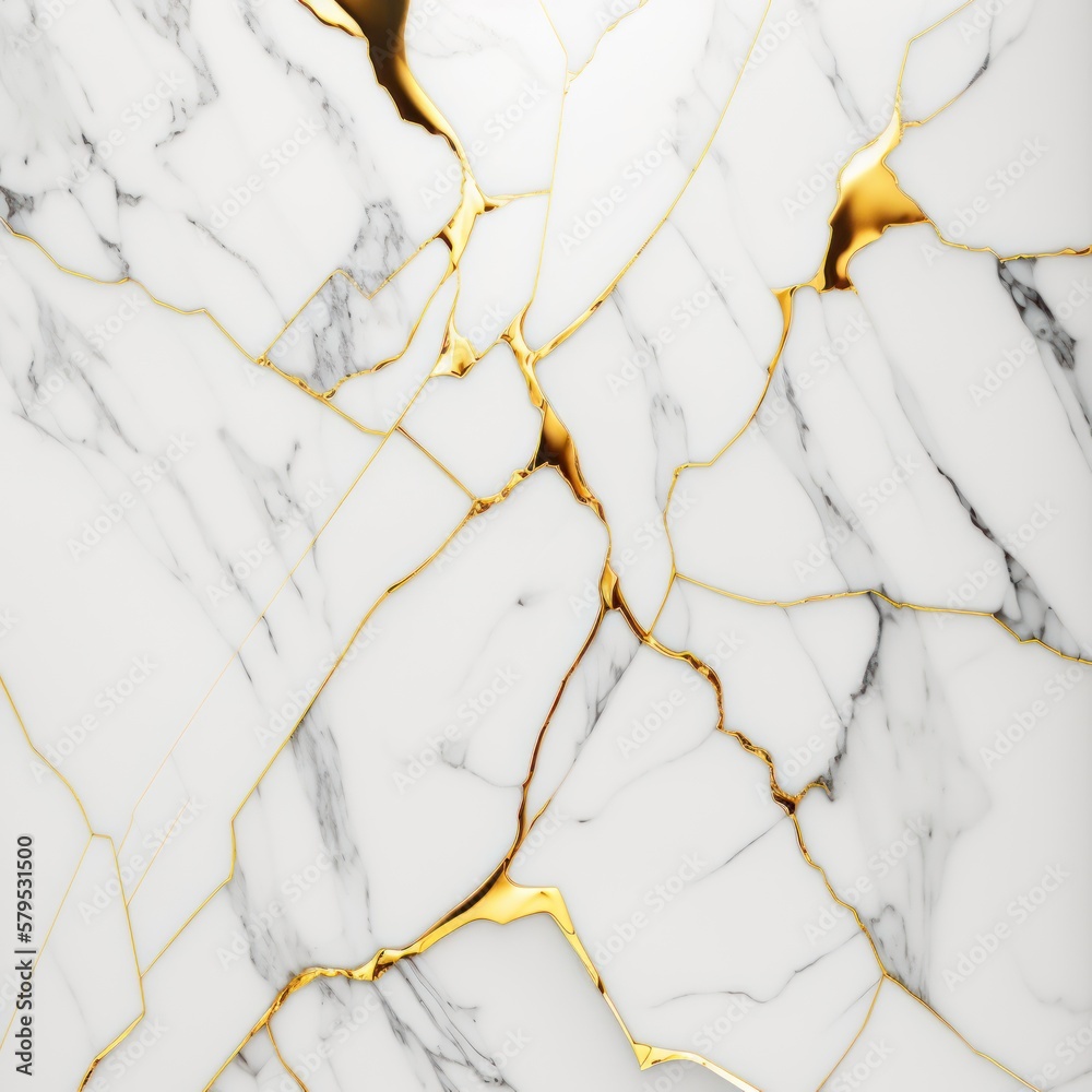 Gold Thread on White Marble Wallpaper background Gold Thread on White Marble Wallpaper background