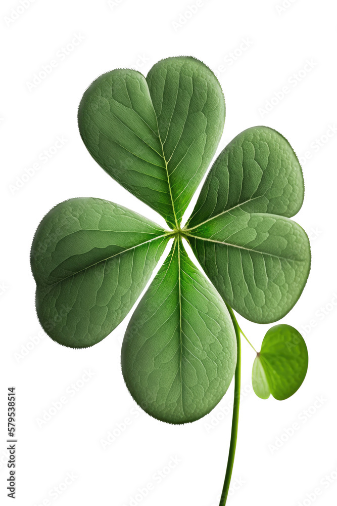 isolated four leaf green clover, png, transparent background, spring, summer, St. Patrick's Day, St. Paddy's Day, vertical, horizontal, close up, leaves, Generative AI isolated four leaf green clover, png, transparent background, spring, summer, St. Patrick's Day, St. Paddy's Day, vertical, horizontal, close up, leaves, Generative AI