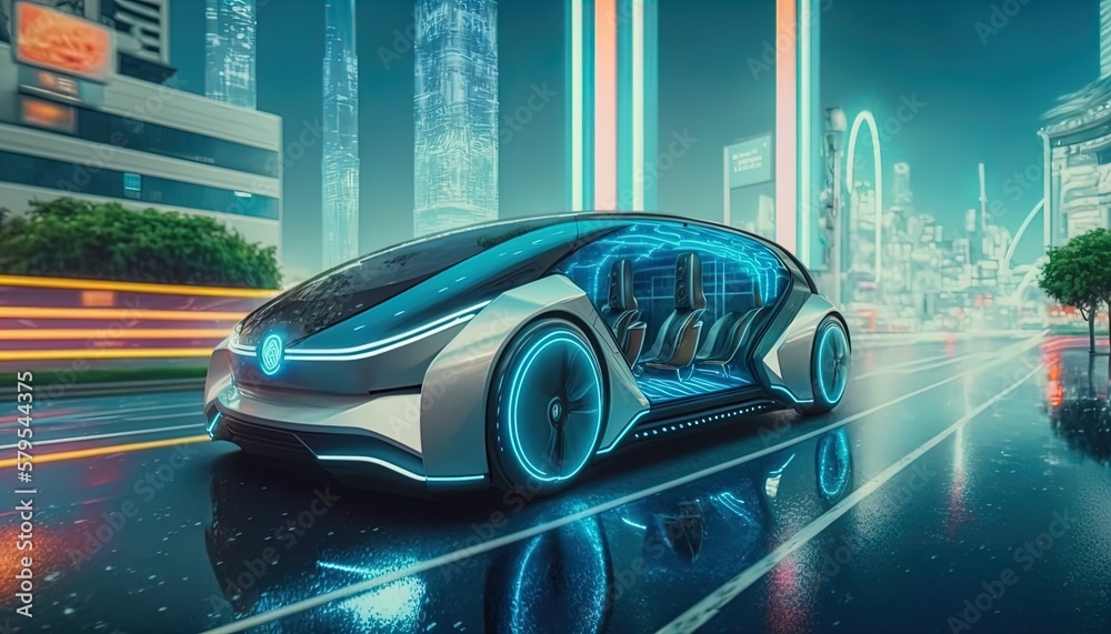 Autonomous driving in the Future of urban car mobility, AI car ...