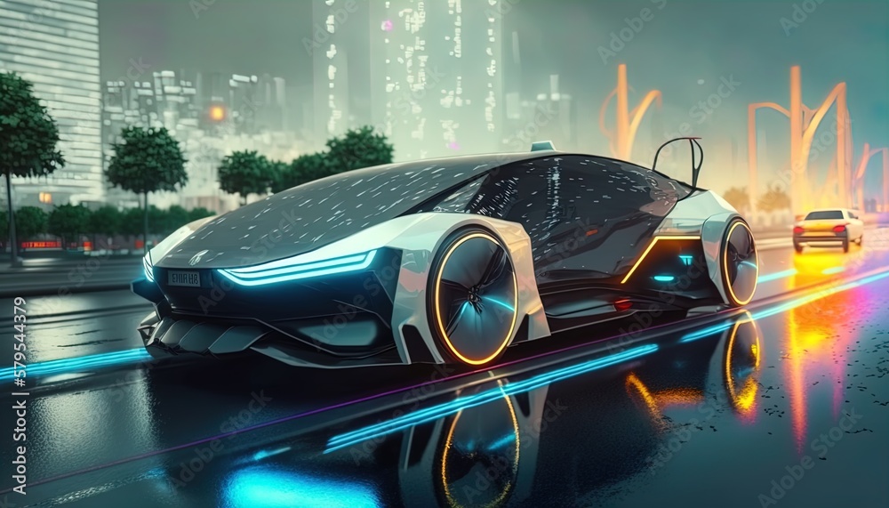 Autonomous driving in the Future of urban car mobility, AI car ...