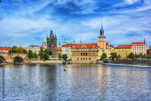 Danube River in Prague, Czech Republic