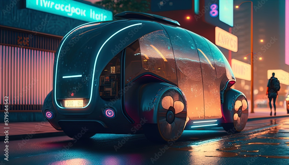 Autonomous driving in the Future of urban car mobility, AI car ...