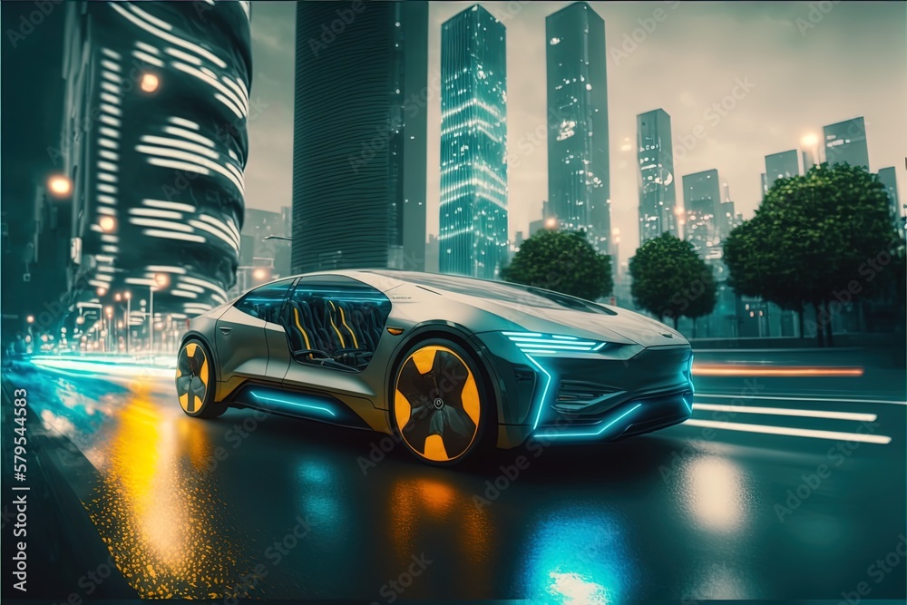 Autonomous driving in the Future of urban car mobility, AI car ...