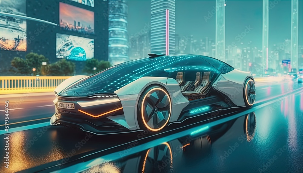 Autonomous driving in the Future of urban car mobility, AI car ...