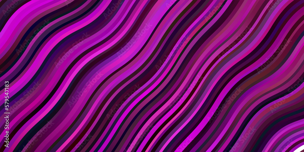 Obraz premium Light Pink vector background with lines.