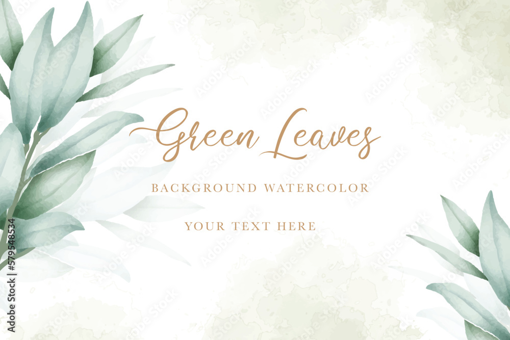 elegant eucalyptus leaves background design  