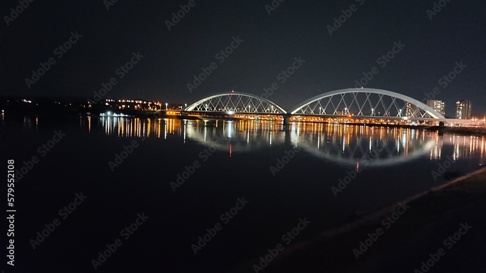 Obraz premium city harbour bridge