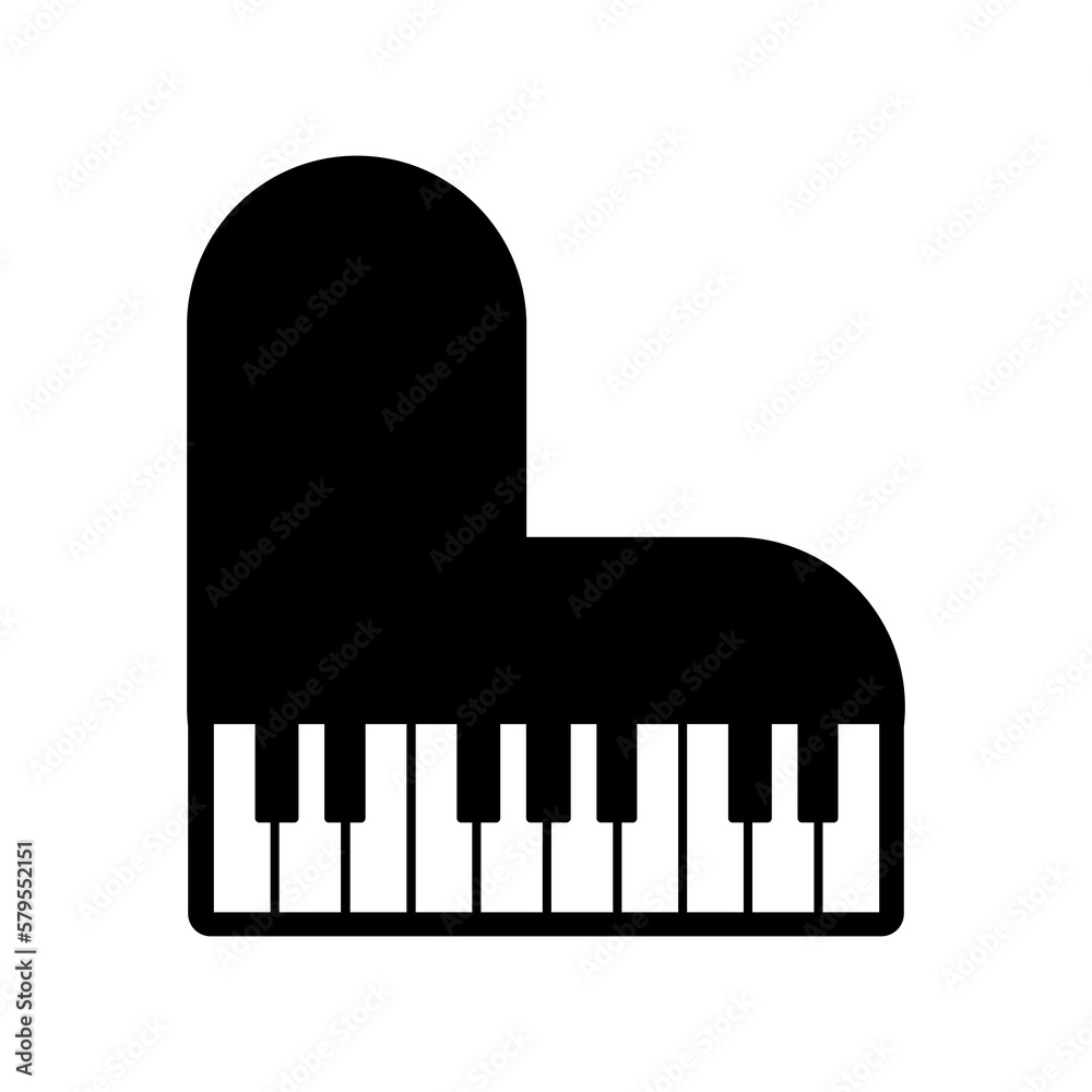 Piano symbols, Musical instruments icons design vector icon..eps Piano symbols, Musical instruments icons design vector icon..eps