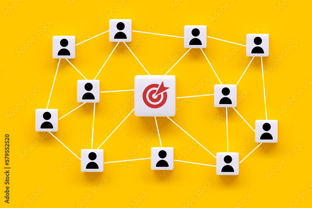 Concept of achieving goals by cooperating with team members Concept of achieving goals by cooperating with team members