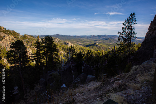 view of the mountains