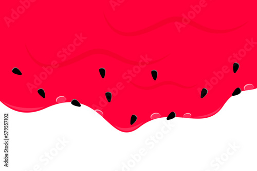 red color watermelon juice background vector
