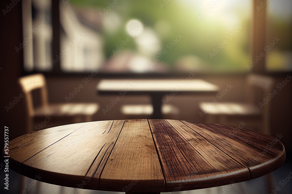 Wooden table background,generative AI Wooden table background,generative AI