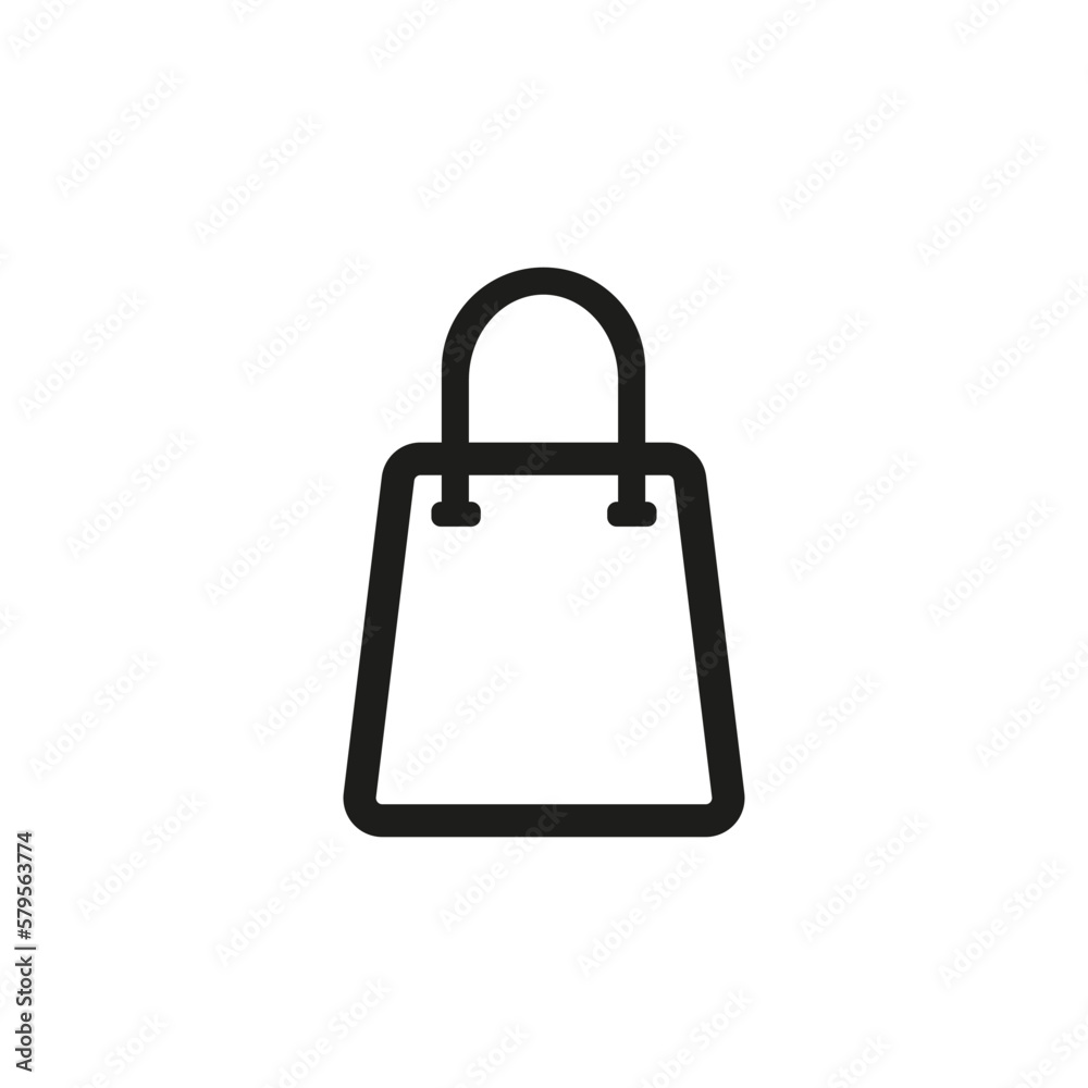 black bag icon. Vector illustration. black bag icon. Vector illustration.