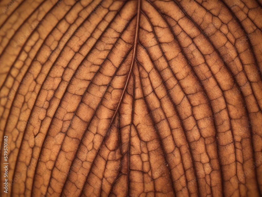 Light brown textured leaf, Generative AI Light brown textured leaf, Generative AI