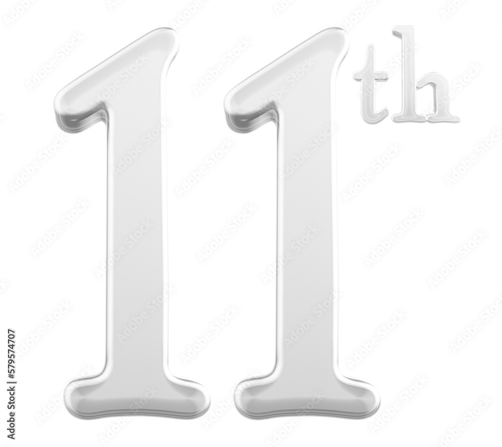11 th anniversary - white number anniversary 11 th anniversary - white number anniversary