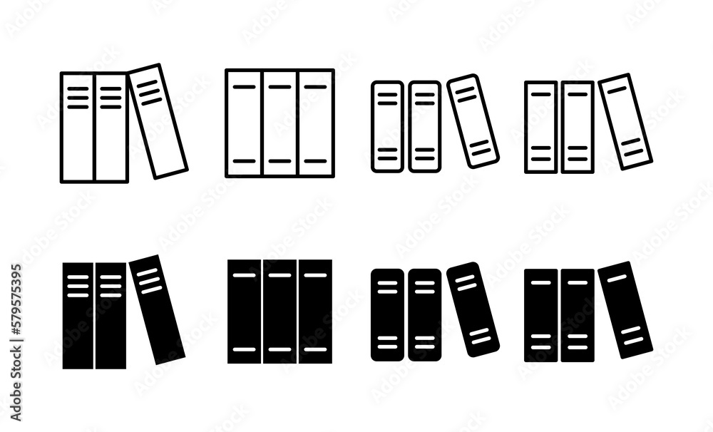 Library icon vector for web and mobile app. education sign and symbol Library icon vector for web and mobile app. education sign and symbol