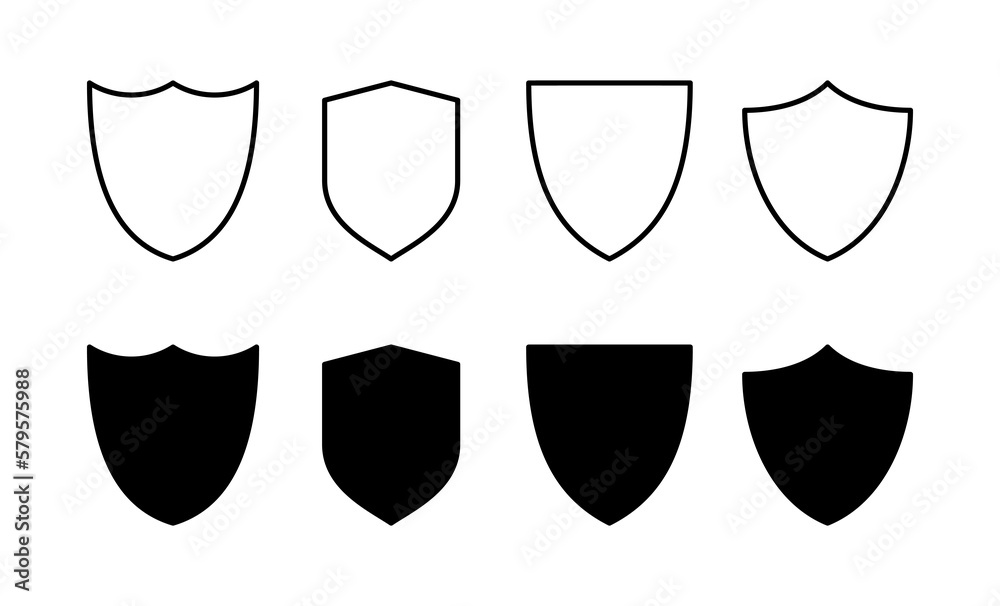 Shield icon vector for web and mobile app. Protection icon. Security sign and symbol Shield icon vector for web and mobile app. Protection icon. Security sign and symbol