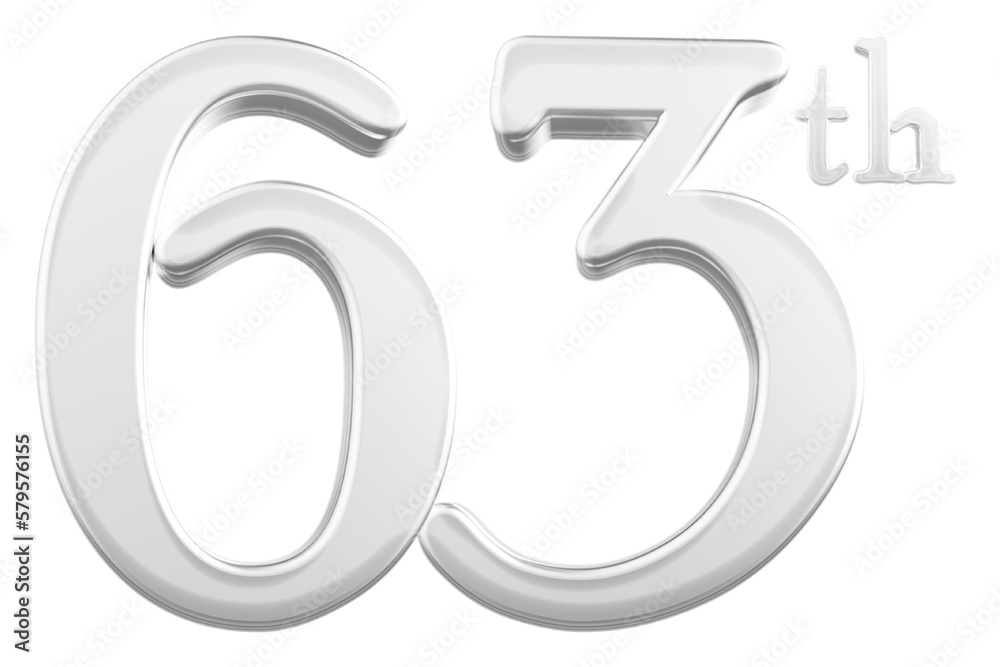 63 rd anniversary - white number anniversary 63 rd anniversary - white number anniversary