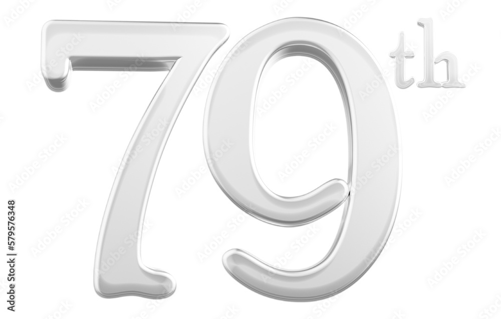 79 th anniversary - white number anniversary 79 th anniversary - white number anniversary