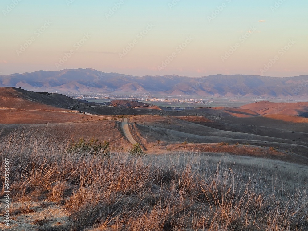 The Badger Hills trail offers views of the Gabilan mountain range and Salinas valley in Fort Ord National Monument