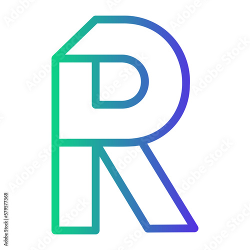 letter r icon