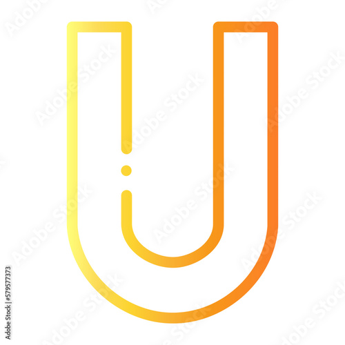 letter u icon