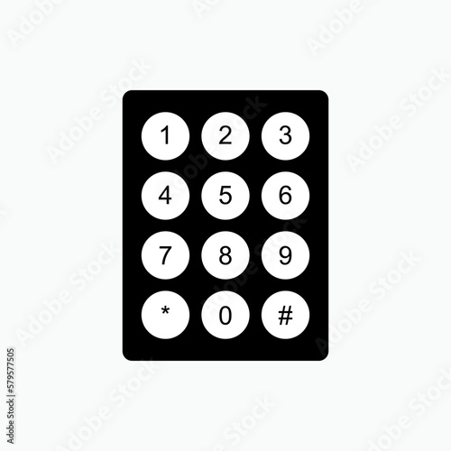 Calculator Icon - Vector, Sign and Symbol for Design, Presentation, Website or Apps Elements