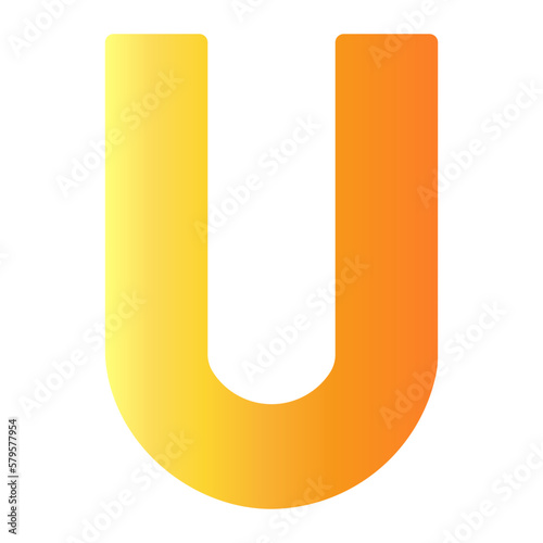 letter u icon